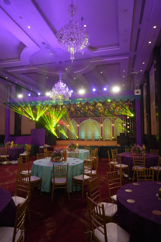 Rhea & Mark: sangeet décor at W Goa